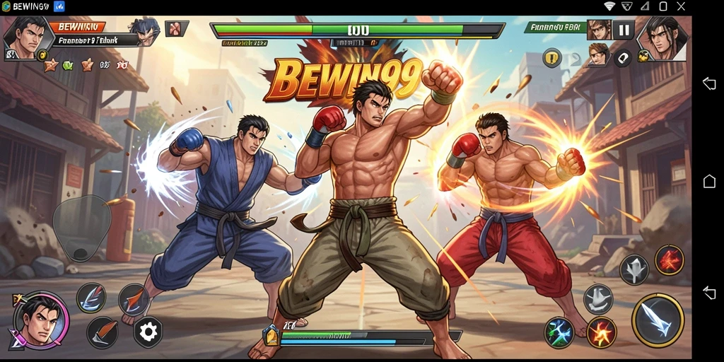 Tangkapan layar menunjukkan pertarungan mendebarkan di BEWIN999 dengan efek visual yang memukau.