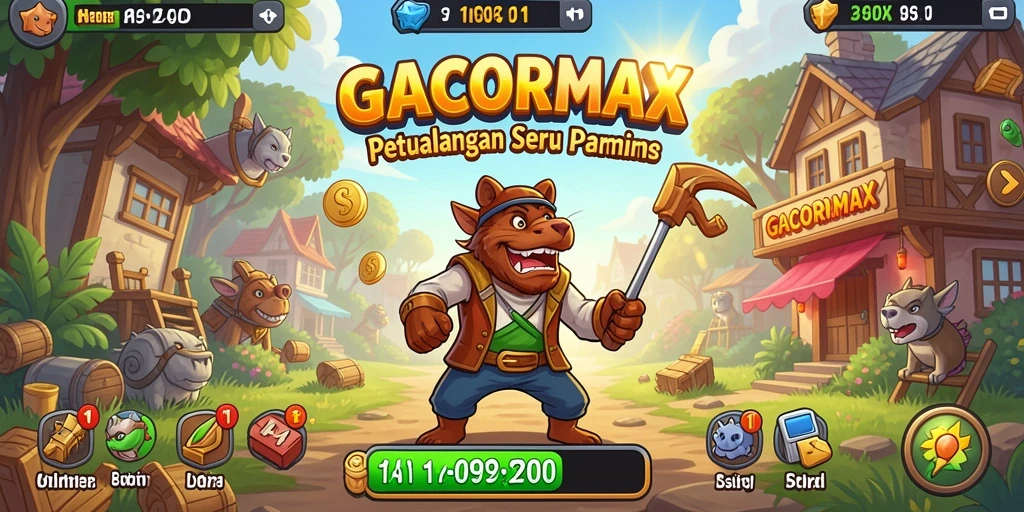 Gameplay seru GACORMAX dengan tantangan menarik di setiap level.