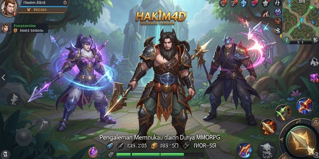 Tampilan gameplay HAKIM4D yang menakjubkan dan penuh aksi.