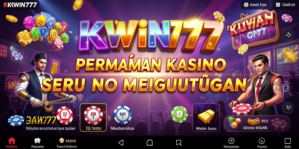 Tampilan gameplay KKWIN777 yang menarik dan penuh warna.