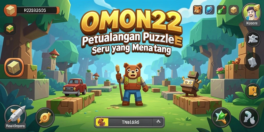 Tampilan gameplay OMON22 yang menantang dan interaktif.